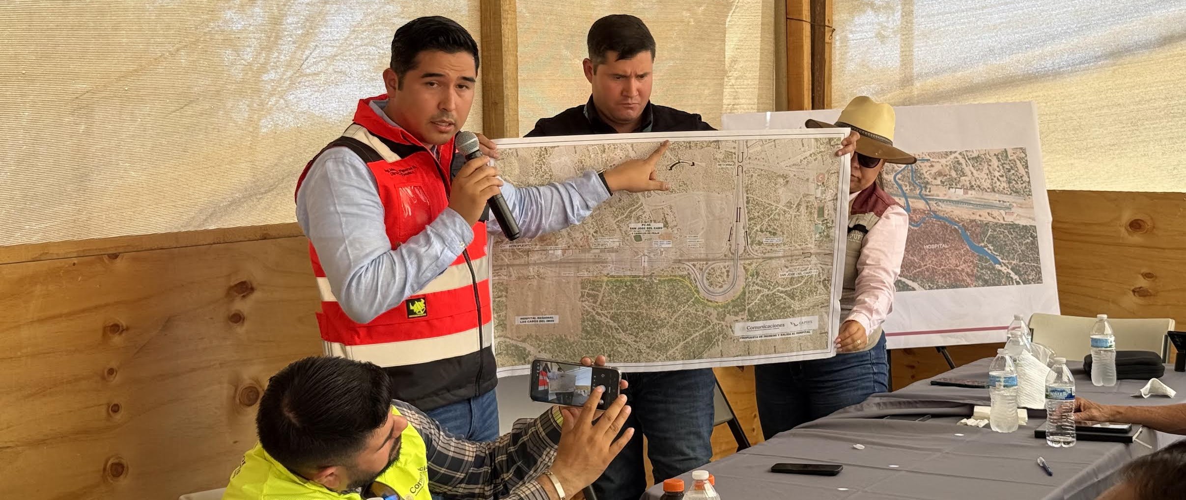 Avanza coordinación interinstitucional para accesos del nuevo Hospital Regional de Los Cabos