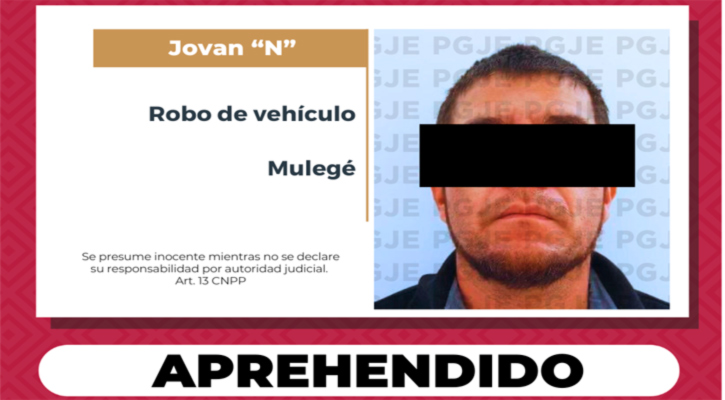 Cumplimentan orden de aprehensión por robo de vehículo en Santa Rosalía