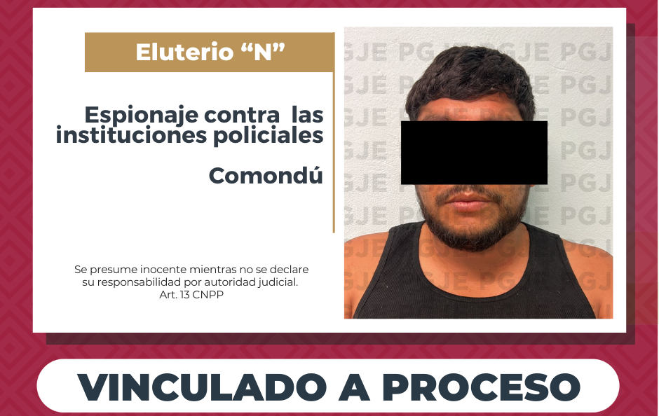 Vinculado a proceso por delito de espionaje contra las instituciones de seguridad y procuración de justicia en Comondú