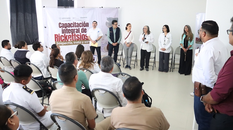 Capacita Salud de BCS a personal médico en Mulegé sobre Rickettsiosis