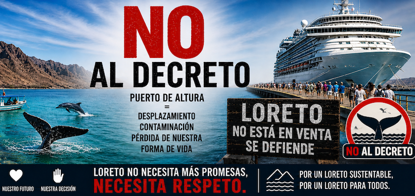 Demanda Ayuntamiento de Loreto al gobierno federal; Sheinbaum dice “se va a resolver” caso del puerto de altura