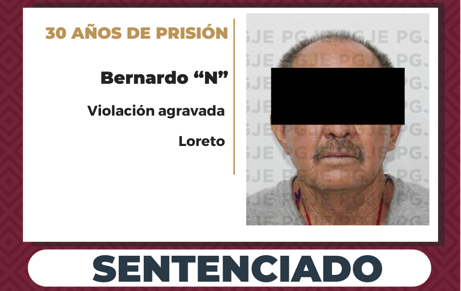 Sentenciado a 30 años de prisión el culpable de violación agravada en Loreto