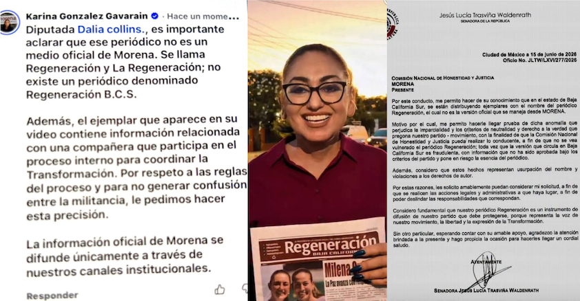 Acusan de oportunismo político a Milena Quiroga por distribución de periódico “Regeneración” falso