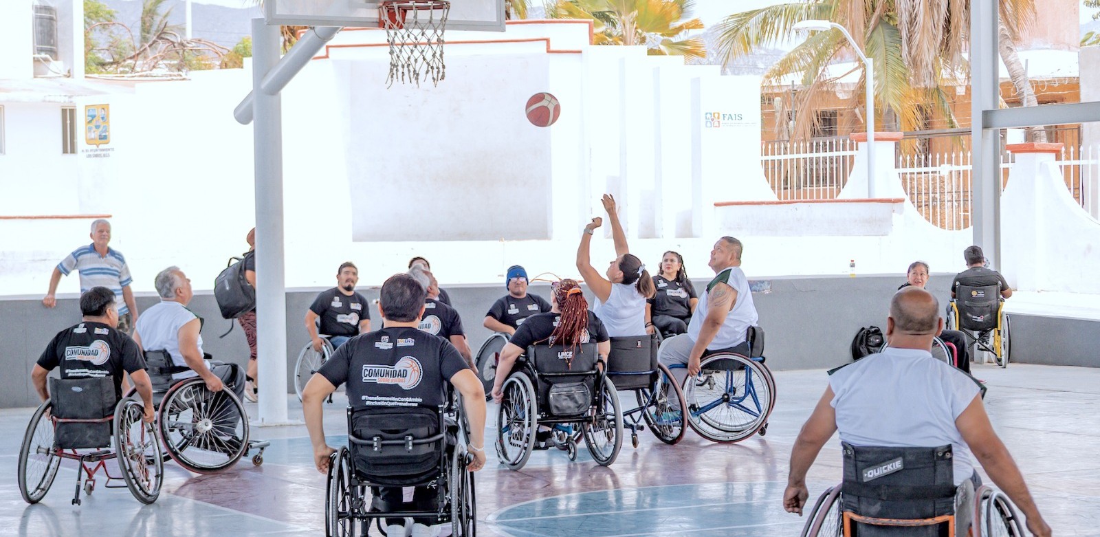 Promueve IMDIS de Los Cabos inclusión mediante encuentro de basquetbol adaptado
