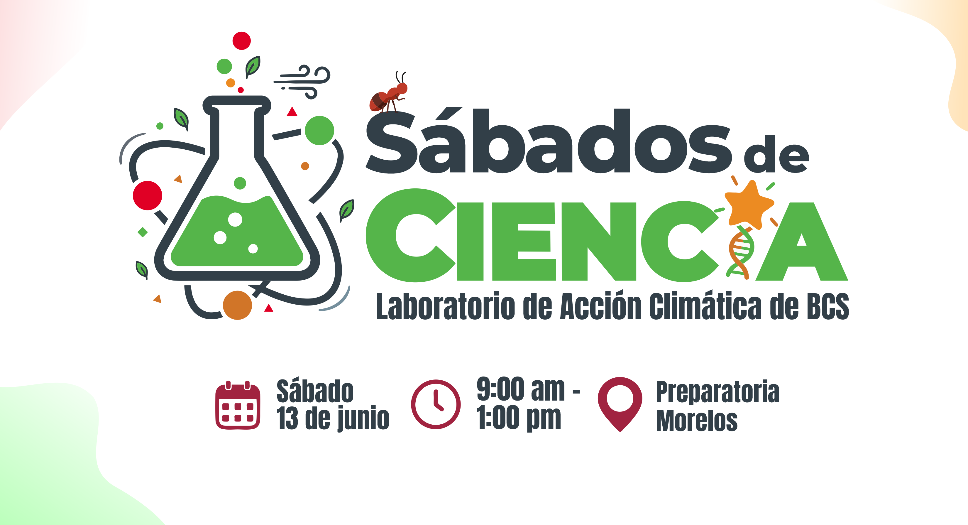 Convocan Sepuimm y preparatoria Morelos a “Sábados de Ciencia” sobre acción climática en BCS