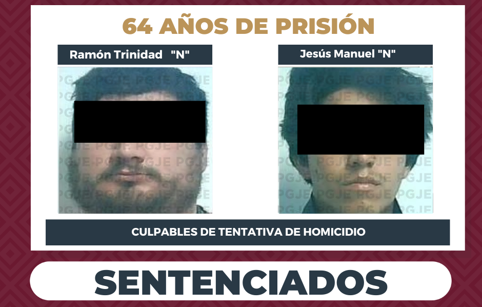 Sentenciados a 32 años de prisión 2 sujetos por homicidio en grado de tentativa en Ciudad Constitución