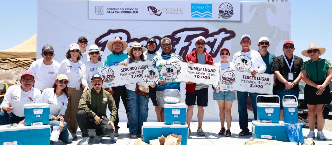 PescaFest 2026 reúne a más de 300 participantes y fortalece la convivencia familiar en BCS