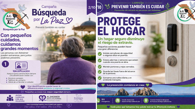 Colectivo Búsqueda x La Paz realiza campaña “Prevenir también es Cuidar”