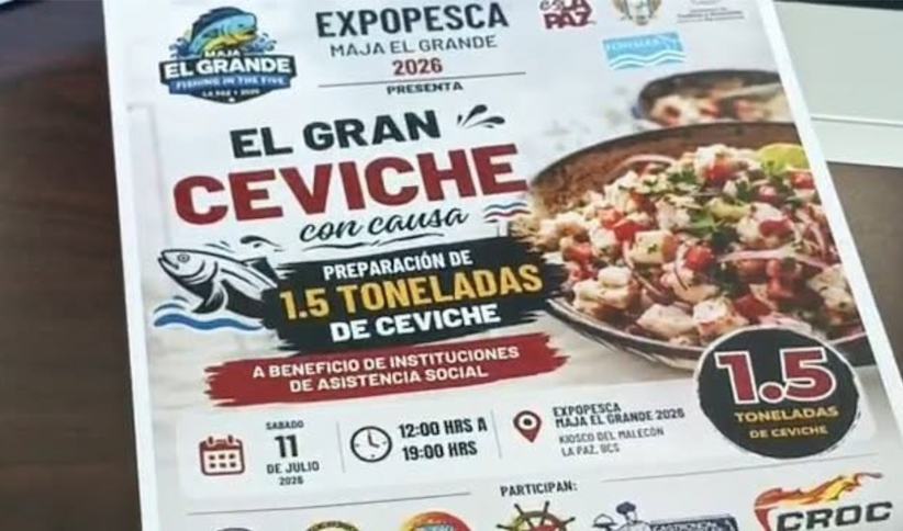 Este sábado prepararán el Gran Ceviche con Causa en el kiosco del malecón de La Paz