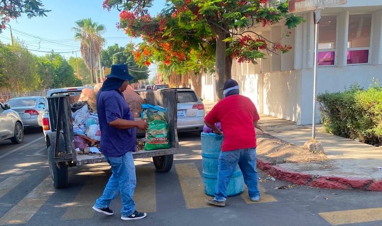 Contrarrestan paro laboral de Servicios Públicos de Comondú con jornada de limpieza