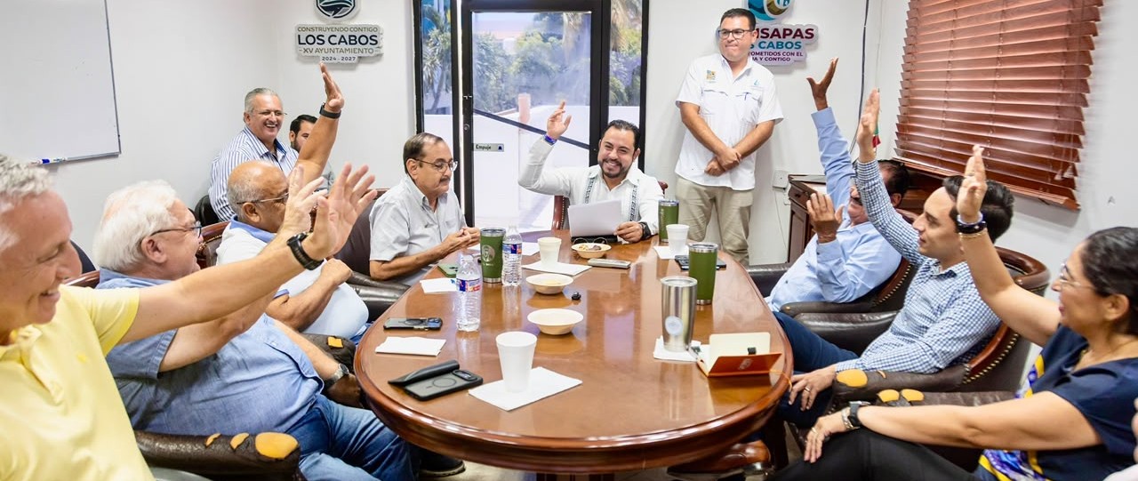Presentó la Junta de Gobierno de Oomsapas de Los Cabos a Arturo Sandoval como propuesta para Director General
