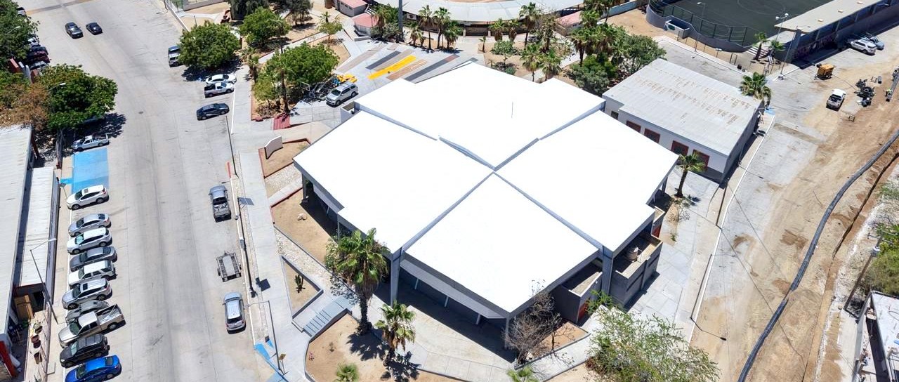 Rehabilitación del auditorio Fernando I. Cota Sandez alcanza 90% de avance
