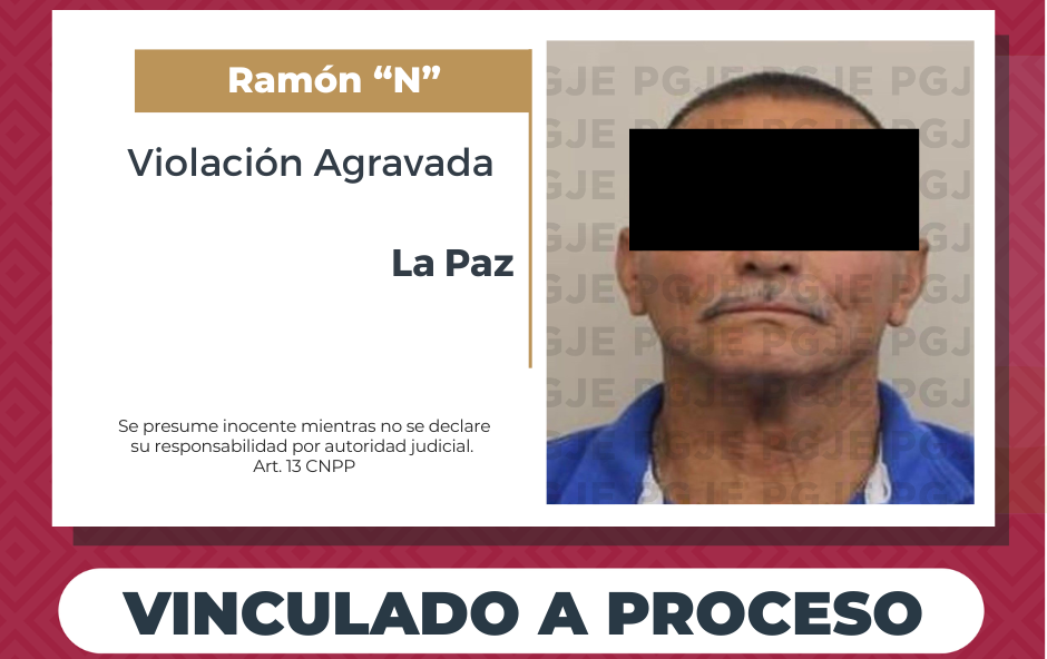 Vinculado a proceso por violación agravada en La Paz