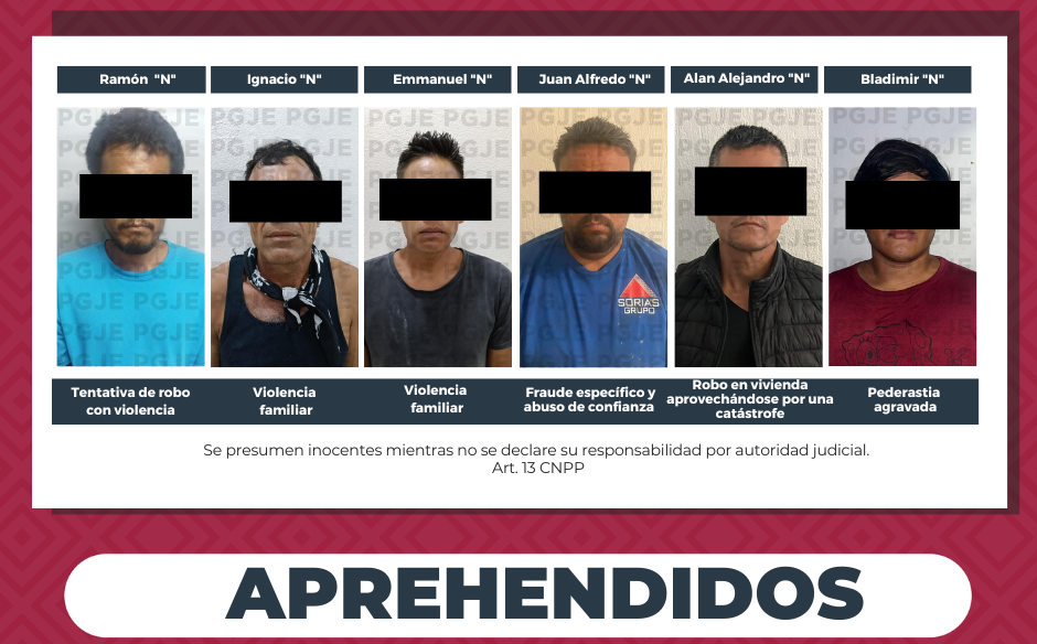 Cumplimentan 6 órdenes de aprehensión en BCS y colaboración con otras entidades Cumplimentan 6 órdenes de aprehensión en BCS y colaboración con otras entidades