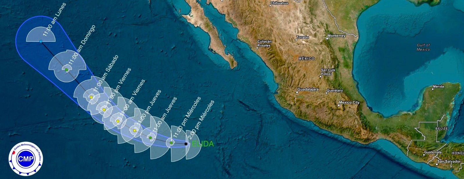 Tormenta tropical “Elida” no representa riesgo para BCS