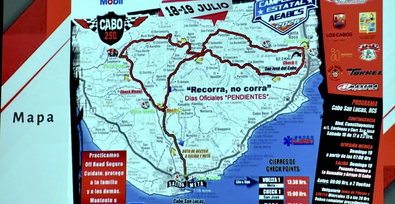 Afinan operativo de seguridad para la carrera Off Road Cabo 250 en CSL