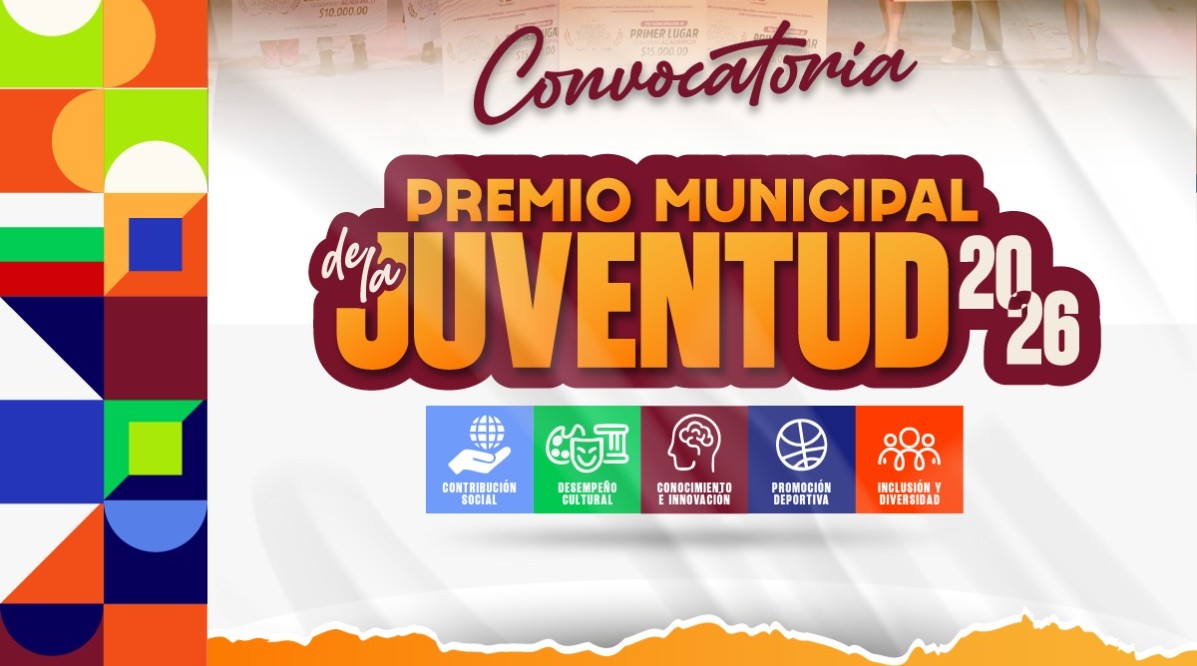 Lanza Ayuntamiento de La Paz convocatoria al Premio Municipal de la Juventud 2026 Lanza Ayuntamiento de La Paz convocatoria al Premio Municipal de la Juventud 2026