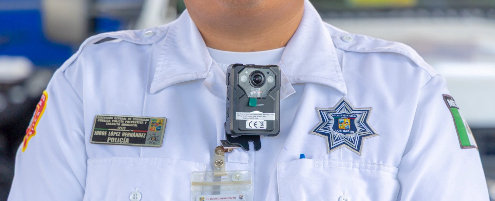 Incorporan cámaras corporales para transparentar la labor policial en Los Cabos