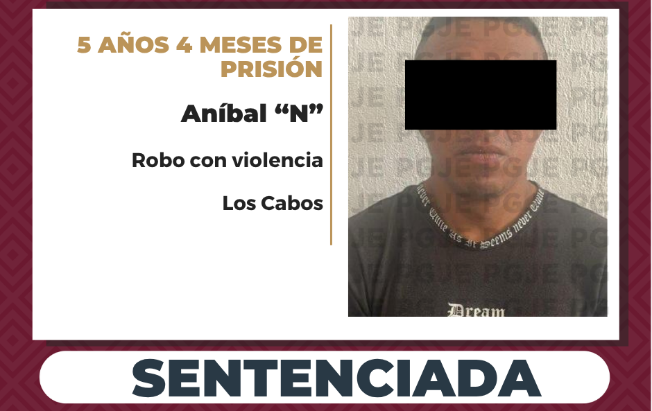Condena de más de 5 años de prisión por robo con violencia en un Oxxo en SJC