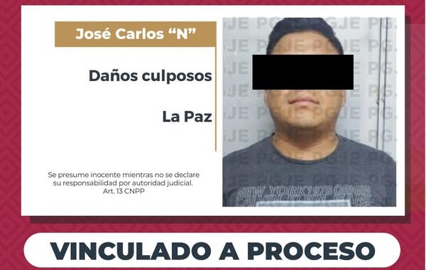 Vinculado a proceso por daños culposos en La Paz