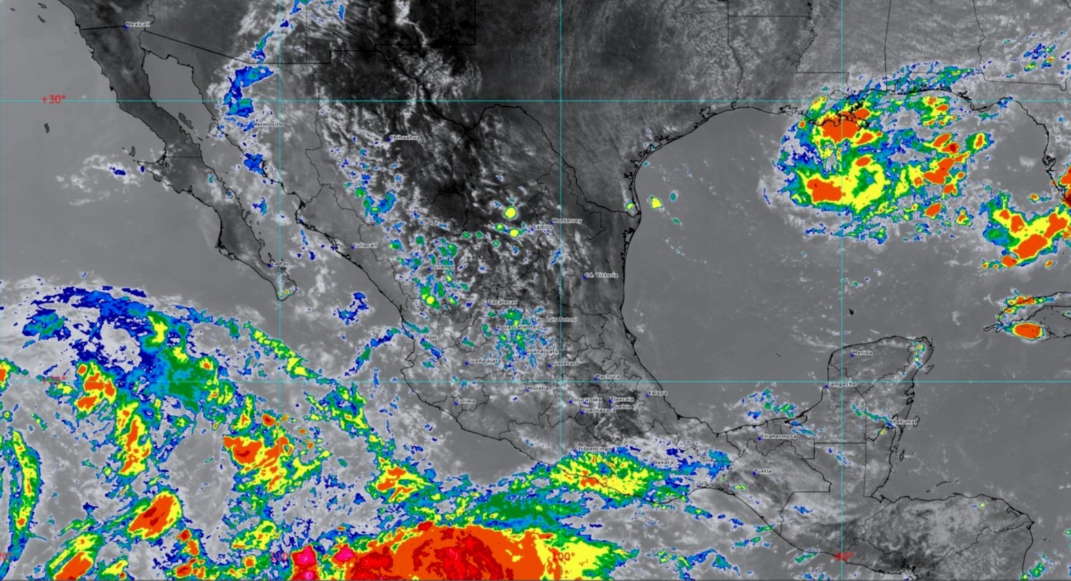 Huracán “Karina” se mantiene alejado de Los Cabos y sin efectos para el territorio nacional