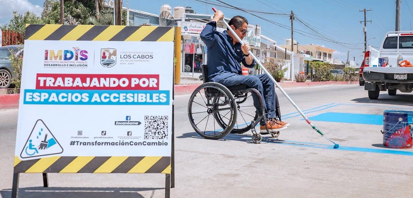 Mediante el programa “Accesibilidad Total” IMDIS Los Cabos promueve la movilidad e inclusión de personas con discapacidad