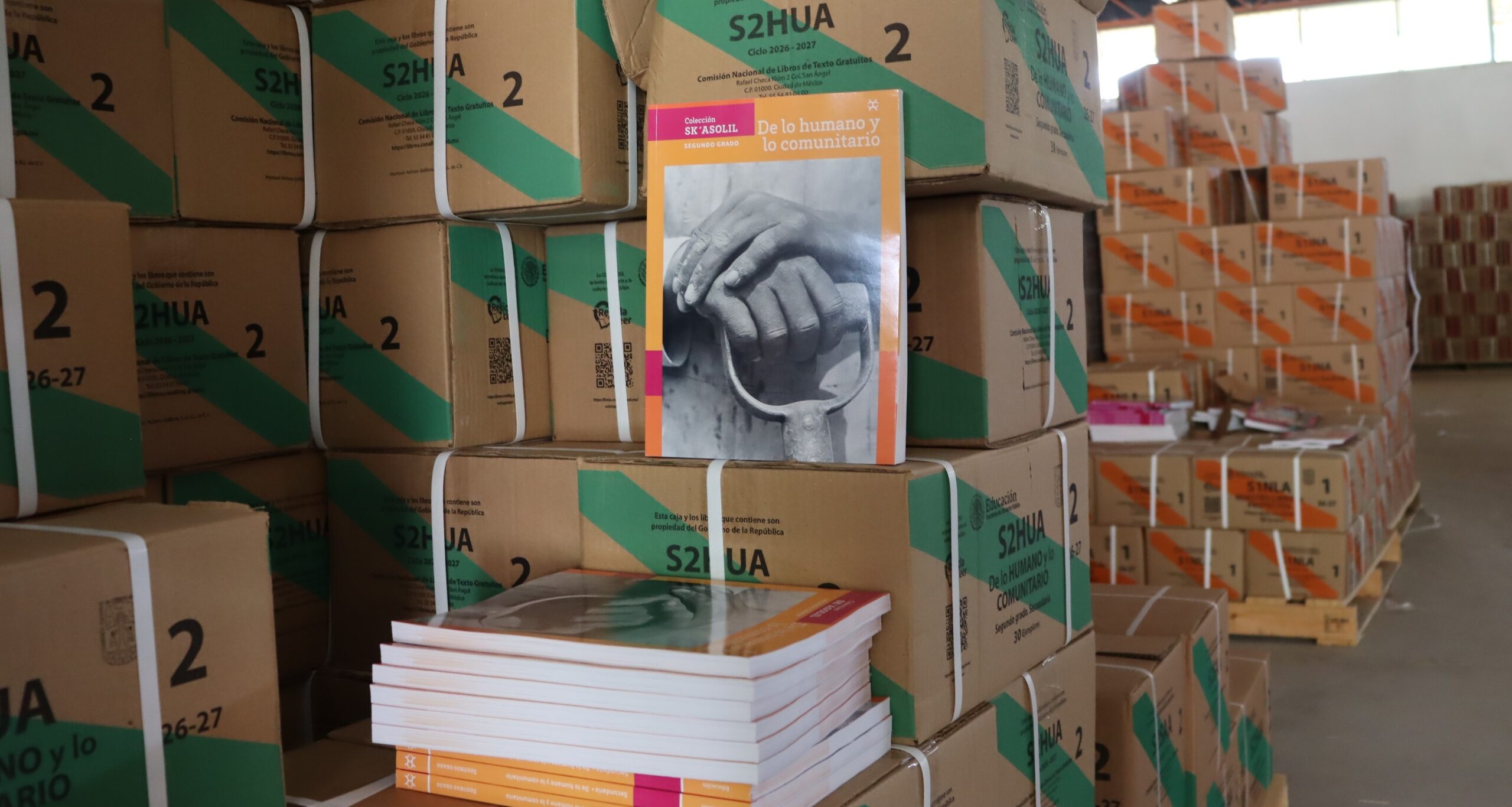 Concluirá SEP distribución de más de un millón de libros de texto gratuitos para el ciclo 2026-2027
