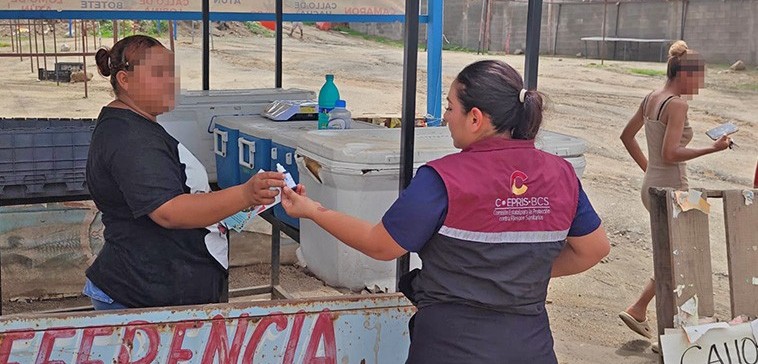 Mantiene Coepris suspensión de venta de alimentos en vía pública de CSL y SJC