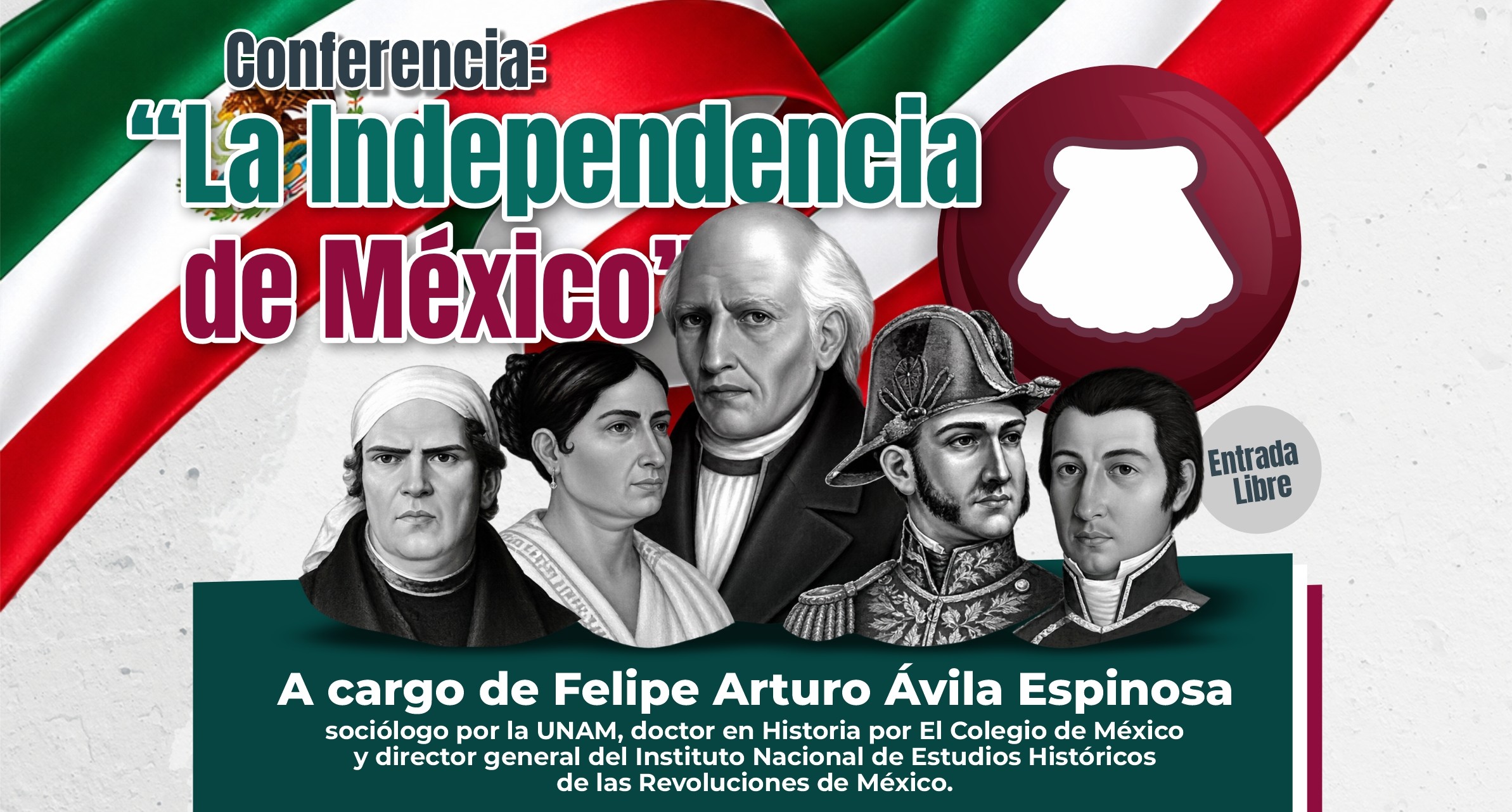 Invita ISC a conferencia sobre la Independencia de México Invita ISC a conferencia sobre la Independencia de México