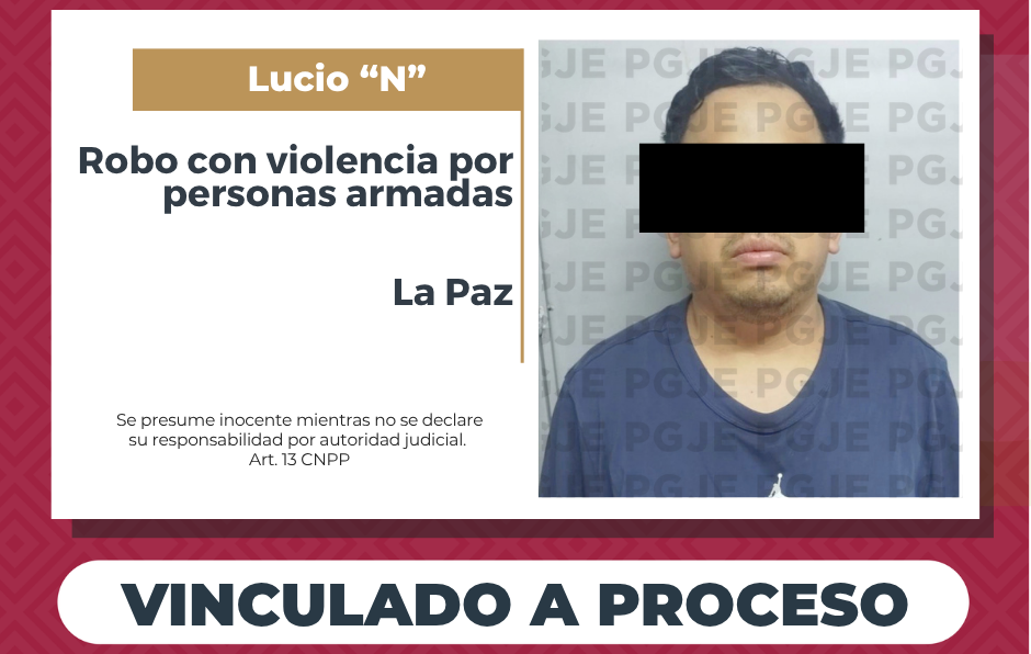 Vinculado a proceso por robo de más de 829 mil pesos a cajero de HSBC en La Paz