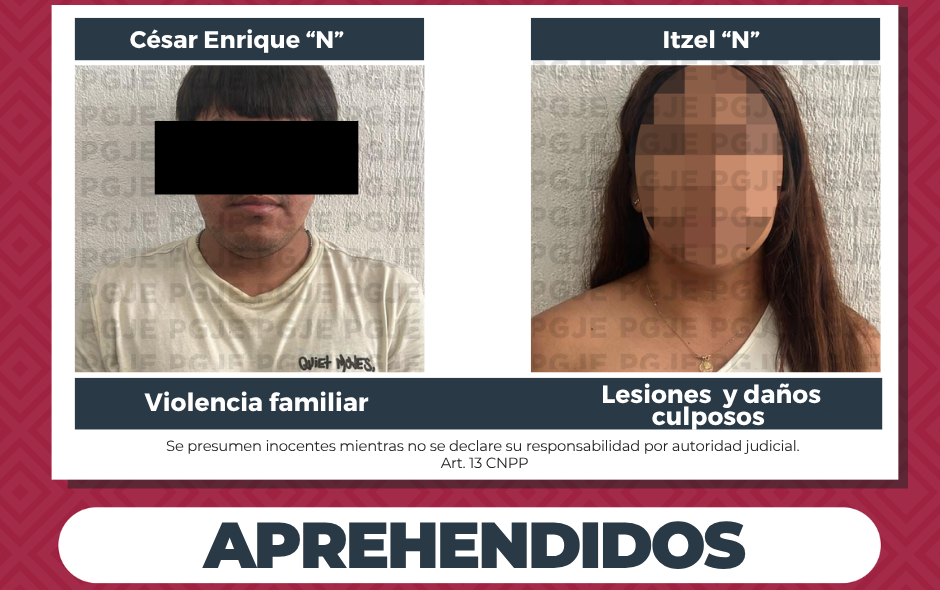 Aprehenden a 2 personas por diversos delitos en SJC