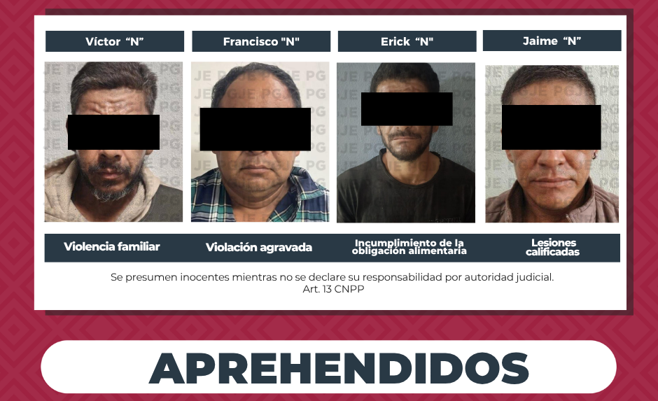 Aprehenden a 4 imputados por diversos delitos en Los Cabos y Comondú