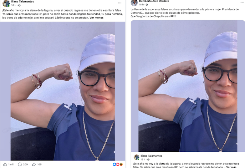 Pleito entre morenistas; Iliana Talamantes llama ruin y poco hombre al alcalde Roberto Pantoja tras eludir vinculación a proceso