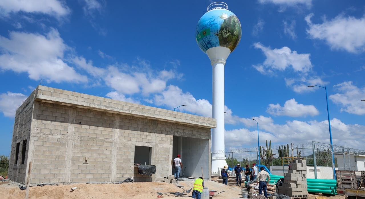 Registra 60% de avance planta purificadora de Agua para el Bienestar en La Paz